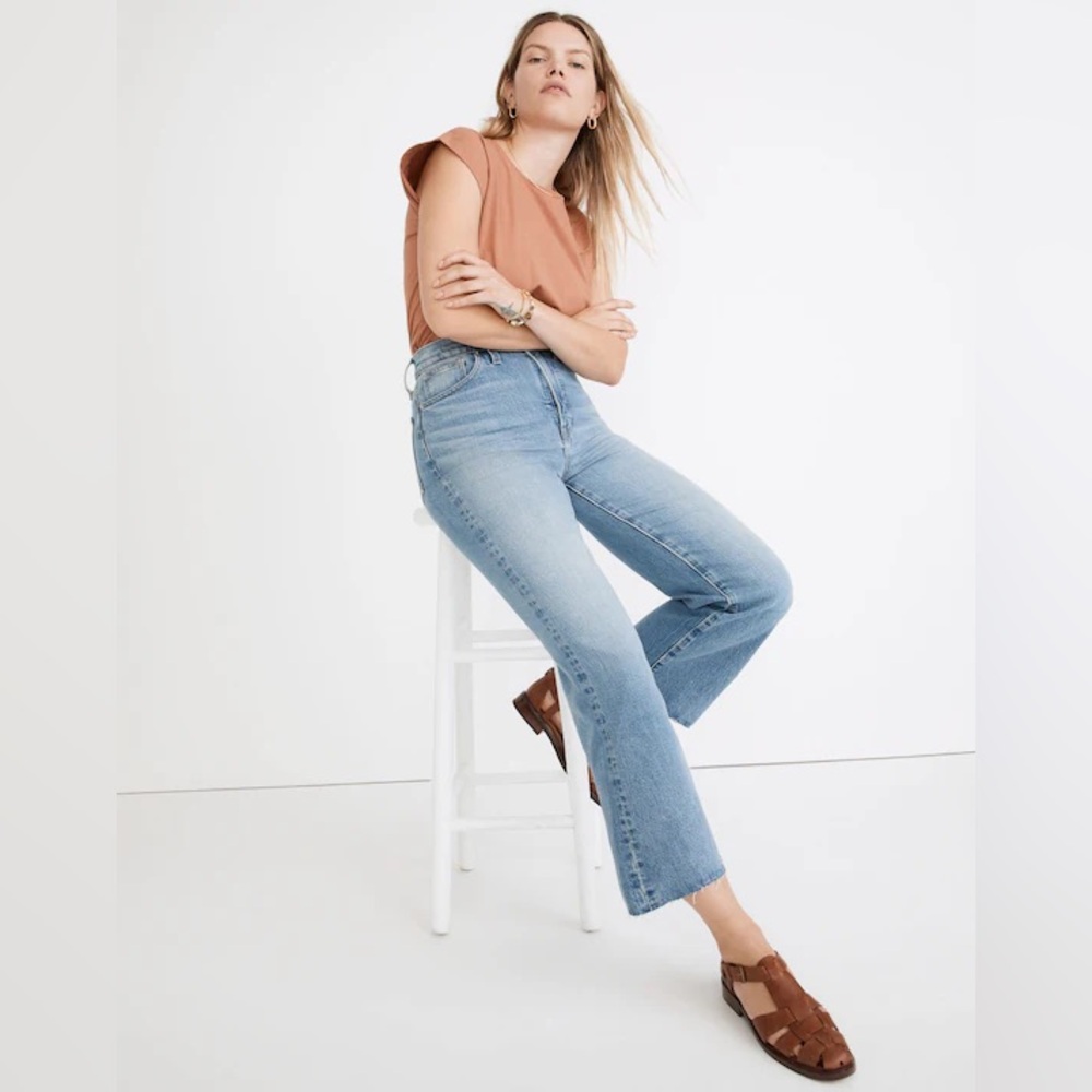 Madewell The Perfect Vintage Wide-Leg Crop Jean